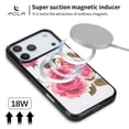 thumbnail image 3 of for iPhone Air Floral Pattern PU Leather + TPU Magnetic Wireless Charging Case, Classic Shock Absorbing Ultra Slim Drop Protective Anti-Scratch Lightweight Women Back Cover, White, 3 of 8