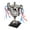 Silver, variant on Distinctive Trophies Model Desk Clock Decorative Trophies Alarm Clock Desk Alarm Suitable For Living Space