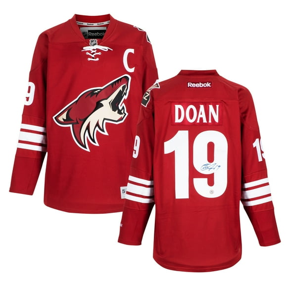 Shane Doan Signed Arizona Hockey Vintage Replica Jersey