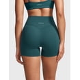 thumbnail image 2 of Shorts INGIA Cintura Alta Sin Costura Frontal 4" Verde Talla L, 2 of 6