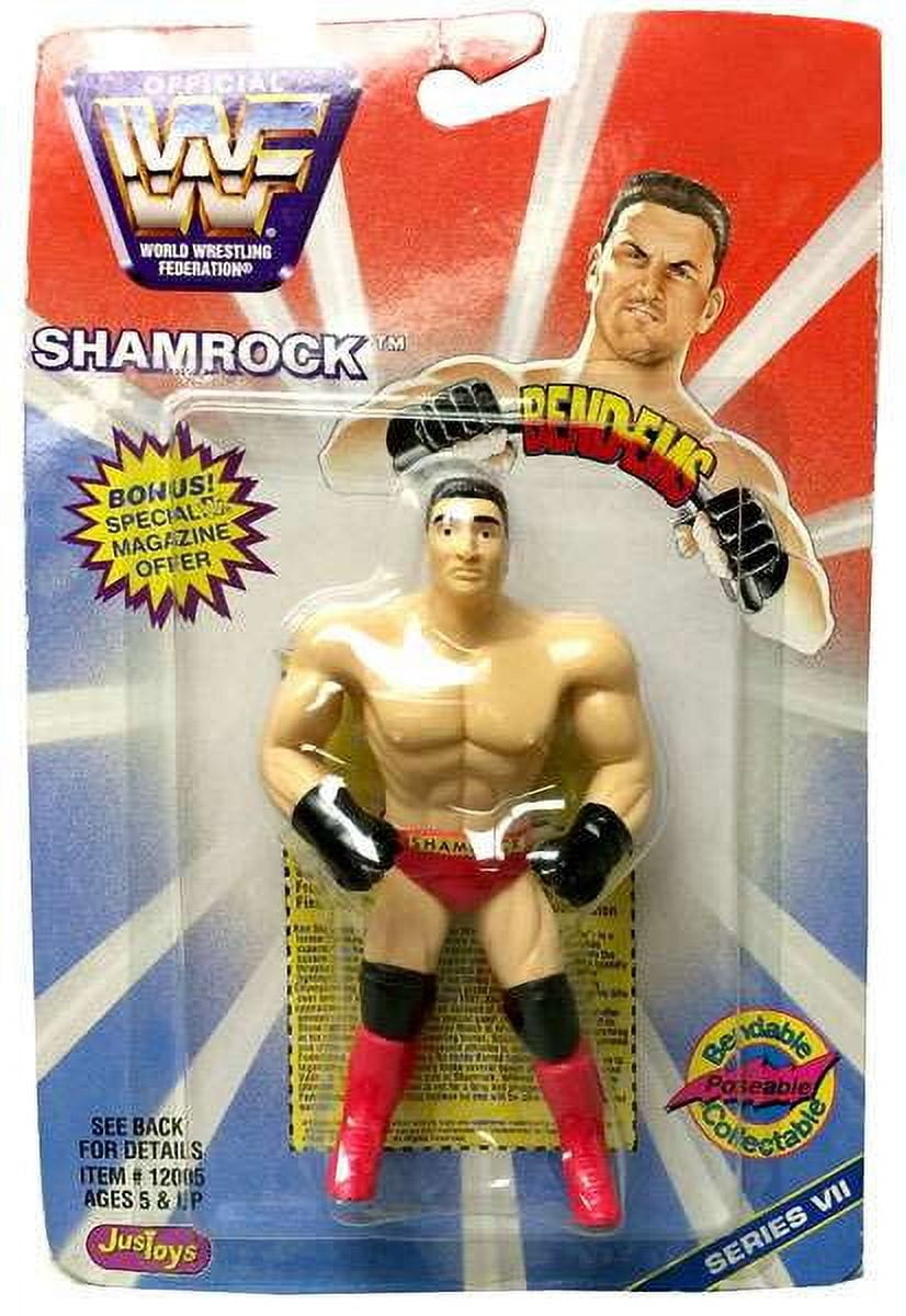 WWF The Rock Bend-Ems Series V 5 Just Toys Action Figure 1999