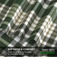 thumbnail image 5 of Ruvanti Flannel Sheets Twin Size 4 Pcs - 100% Cotton Double Brushed Bed Sheets, Deep Pockets 16 Inches, All Seasons Breathable, Extra Soft & Comfy Twin Sheets Set, Olive Brown, 5 of 6