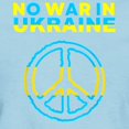 thumbnail image 3 of CafePress - No War In Ukraine Support American Ukraini T Shirt - Women's Classic T-Shirt, 3 of 4