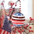 thumbnail image 5 of JeashCHAT 12 Pcs Patriotic Ornaments Hanging Balls 4th of July Independence Day Tree Ornaments for Holiday Wedding Party Christmas Tree Decor, 5 of 6