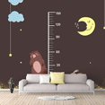 thumbnail image 2 of IDEA4WALL 6pcs Minimalist Illustration Peel and Stick Wallpaper Removable Wall Murals Large Wall Stickers for Home Decoration, 100"x24", 2 of 4