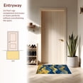 thumbnail image 3 of ODIKA 4' x 6' Machine Washable Non-Slip Area Rug, Abstract Wave High Traffic Rug, Gold, 262911, 3 of 7