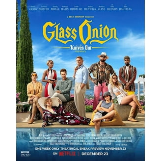 grass onion noページ Glass Onion A Knives Out Mystery Movie Poster Glossy Quality Paper