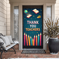thumbnail image 6 of Space Themed Thank You Teachers Banner Backdrop Background Party Decors for School Events Teacher Appreciation Day Classroom Celebrations Photography Props, 6 of 8