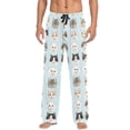 thumbnail image 7 of FORMRS Mens Pajama Pants with Pockets Soft Cotton Sleepwear Lounge Bottoms, Sizes S-2XL, Cute Cat Faces, 7 of 7