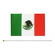 thumbnail image 2 of Banderitas de México de Mano MXhandFlag 10 Piezas 14x21cm, 2 of 4
