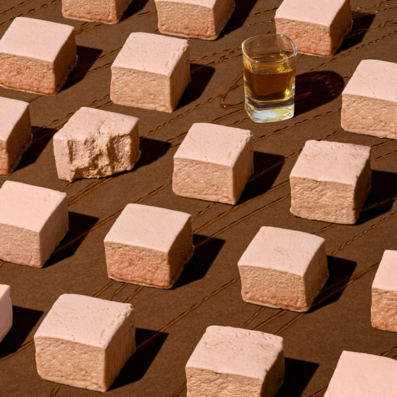 The Marshmallow Shop Handcrafted Bourbon Maple Marshmallows, Gourmet Kosher Marshmallow Candy, 6-Pack