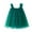 Green, variant on Coerni Girls Sequined Tulle Tutu Dress Candy Color Straps Sleeveless Pompoms Dresses Layered Ruffle Princess Dress 1-6 Years