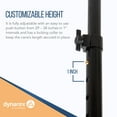 thumbnail image 6 of Dynarex Quad Cane with Large Base, Provides Optimal Mobility Support in a Stable One-Hand Walking Aid, 300 Pound Weight Capacity, Black, 4 Canes, 6 of 7
