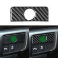 thumbnail image 3 of solid Car Styling Panel Cover Trim Car Accessories Black Button Panel Carbon Fiber Interior Accessories Protection, 3 of 6