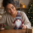 thumbnail image 5 of Christmas Gnome Plush Figurine Nordic Faceless Tomte Doll with Tall Knit Hat & Beard for Tabletop Mantel Shelf Decor Available in Multiple Styles, 5 of 5