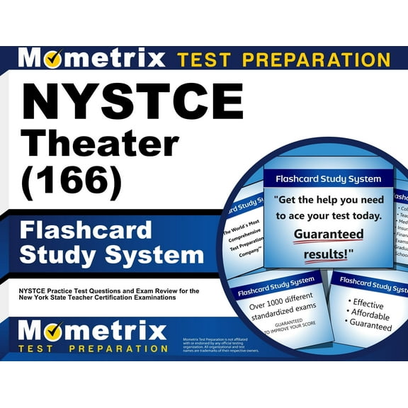 NYSTCE Theater (166) Flashcard Study System : NYSTCE Practice Test Questions and Exam Review for the New York State Teacher Certification Examinations (Cards)