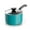 Turquoise, variant on Cook N Home 3 Quart Nonstick Sauce Pan with Glass Lid , Multi-purpose Pot Saucepan Kitchenware, Black, Aluminum