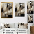 thumbnail image 4 of Designart "Painting Of Abstract Shapes IV" Abstract Wall Art For Bathroom, 4 of 5