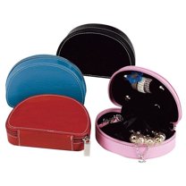 Goodhope Ladies Leather Jewelry Case Blue