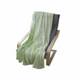 thumbnail image 3 of Art Abstract Soft Flannel Fleece Throw Blanket, Pastel Green Color Palette Design Creative Concept Smoke, Cozy Plush for Indoor and Outdoor Use, 50" x 60", Green Green, by Ambesonne, 3 of 5