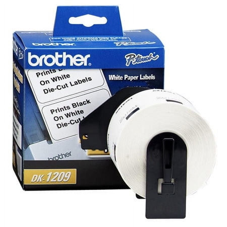 Brother Die-Cut Address Labels, 1-1/10" x 2-2/5", White, 800/Roll