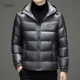 thumbnail image 5 of Chaqueta corta de plumón con relleno de plumón de pato, ropa de diseñador para hombre, chaquetas acolchadas ligeras, abrigo de invierno cálido para hombre, chaqueta acolchada, 5 of 5