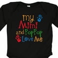 thumbnail image 4 of Inktastic Mimi and Poppop Love Me Boys or Girls Long Sleeve Baby Bodysuit, 4 of 5