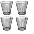 thumbnail image 5 of Black Wired Mesh Waste Basket 9 in Tall Office Classroom Crafts Bathroom, 5 of 5