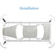 thumbnail image 3 of Juego de 2 protectores universales de goma anticolisión para parachoques de coche, protectores antiarañazos y tiras adhesivas (negros), 3 of 5