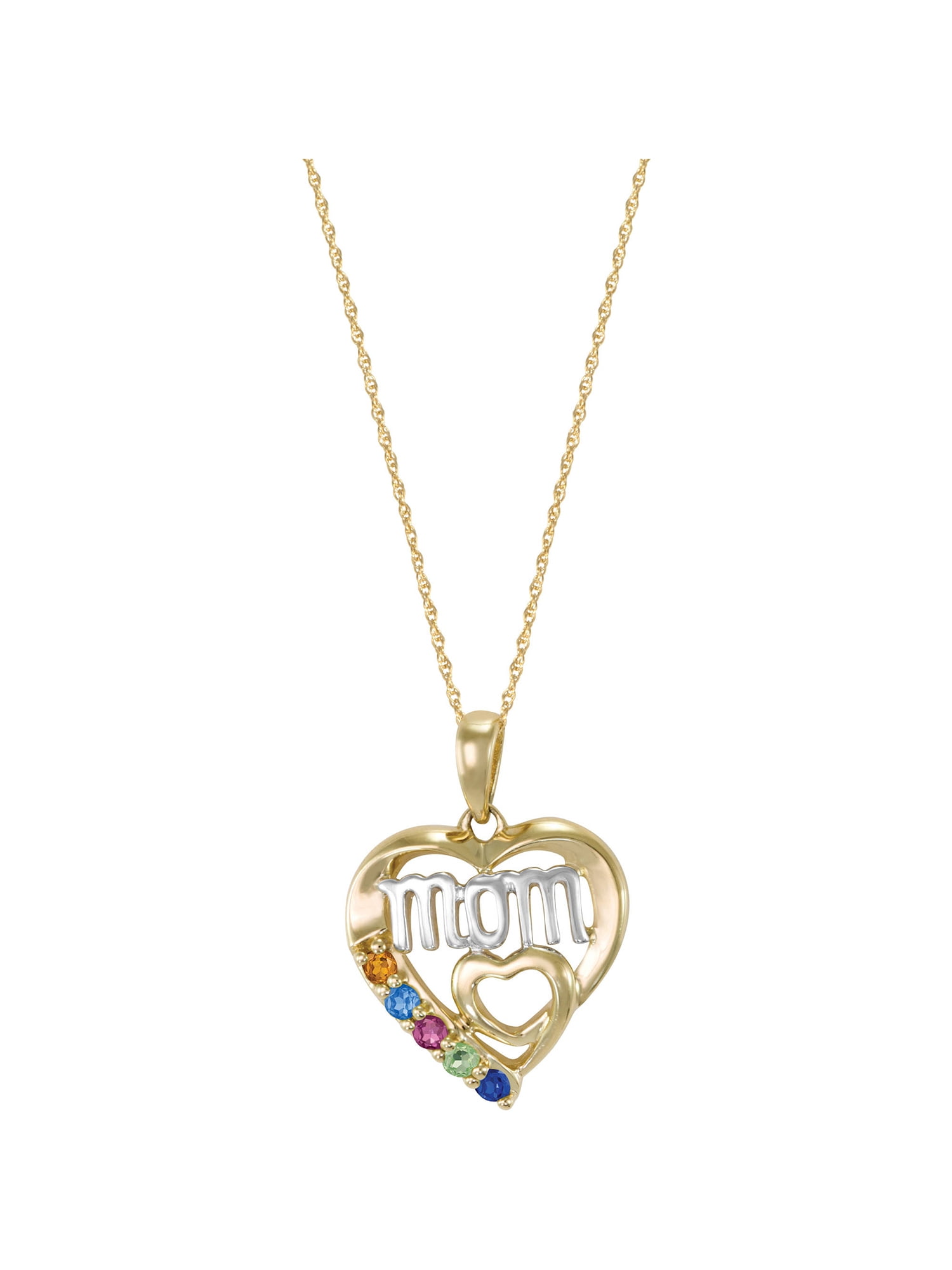 mothers birthstone necklace walmart