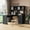 Black, variant on Economic desk, different storage solutions / Works in living room, creates order