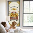 thumbnail image 2 of Sunflower Truck Window Privacy Film, Summer Botanical Elegant Pastoral Floral Static Cling UV Sun Blocking Tint Film Heat Control Windows Films for Bedroom Bathroom, Window Stickers 29.5"x78.7", 2 of 7