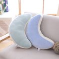 thumbnail image 6 of LABSERRON 1Set Sky-Blue Moon Throw Pillow Short Plush PP Cotton Cute Decorative Pillows for Home and Office, 6 of 8