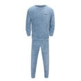 thumbnail image 1 of Designer Stylish Home Clothes Suit Fall Winter Unisex Matching Pyjamas Flannel Nightgown, 1 of 6