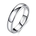 thumbnail image 1 of Anillo clásico simple y liso con borde recto, ancho de 2/4/6/8 mm, anillo de acero de tungsteno para hombres y mujeres, 1 of 6