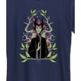 thumbnail image 3 of Disney Princess - Sleeping Beauty Floral Maleficent -  Women's Short Sleeve Graphic T-Shirt, 3 of 5