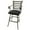 Gray, variant on Outdoor Patio Extra Tall Spectator Swivel Bar Stool 35" - Jenna