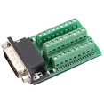 thumbnail image 1 of 26 Pin Db26 D-sub Male Adapter To Pcb Terminal Signals Module Breakout Board Connector With Insulat, 1 of 5