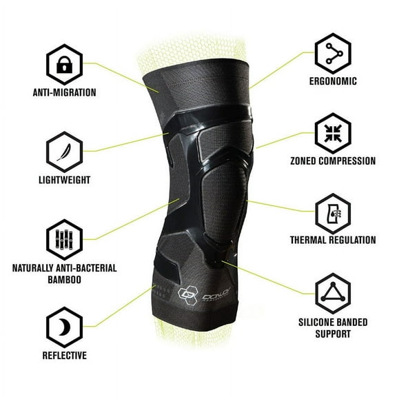 DJO TriZone Knee Brace X-Small Slip-On Left Knee - 11-9125-5