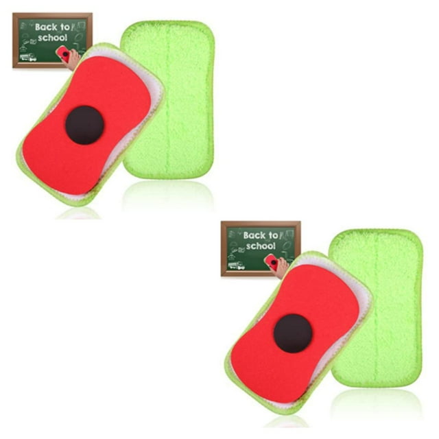 ZLight 2piece Magnetic Whiteboard Eraser Strong Cleaning Power Long Service Life 2Set