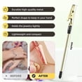thumbnail image 2 of Bracelet Tool Jewelry Helper Hand Bracelet Helpers Fastening and Hooking Equipment for Jewelry Bracelet Necklace Watch Clasps Zipper Valentine's Gift 6.1 Inch, Gold Silver and Rose Gold (6 Pieces), 2 of 5