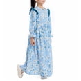 thumbnail image 6 of YunPes Girls Floral Dress Long Sleeve Waist Middle and Large Children Cute Comfortable Long Dress Casual Dress Dresses for Toddler Girls, 6 of 8