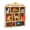 thumbnail image 2 of Juguetes de hoja tierna animales de bosque: 8 animales de bosque de madera con un estante de exhibición -clási Tender Leaf Toys Tender Leaf Toys, 2 of 2