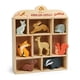 thumbnail image 2 of Juguetes de hoja tierna animales de bosque: 8 animales de bosque de madera con un estante de exhibición -clási Tender Leaf Toys Tender Leaf Toys, 2 of 2