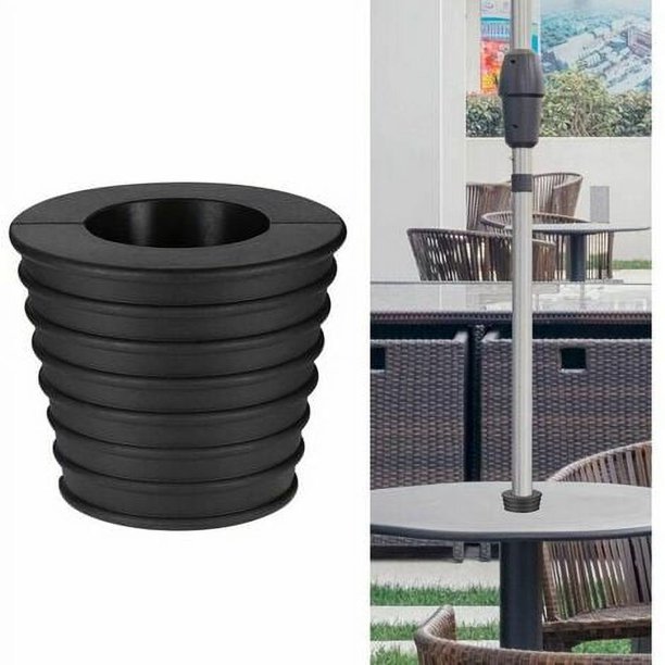 Soporte para sombrilla Dinheiro MAGIC de 1,5 pulgadas para patio, pata para sombrilla para apertura y estabilidad del orificio de la mesa del patio o soporte para sombrilla, soporte para sombrilla