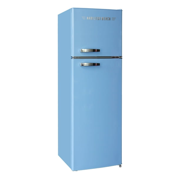 Hamilton Beach 10 Cu Ft Retro 2 Door Refrigerator, 5 Door Shelves, HCFC