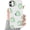 Green Style, variant on Cute Dinosaur Phone Case for iPhone 12 6.1 - Kawaii Dino Cartoon Design, Clear Funny Dinosaur Pattern for Girls, Boys, Teens, Soft TPU Shockproof Lens Protection Funda, Raindrop