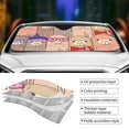 thumbnail image 4 of Kdxio Cute Lamas Print Front Windshield Sun Shade,Folding Auto Sunshade for Car Truck SUV-Medium, 4 of 7