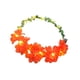 thumbnail image 2 of Tocado de corona floral para niñas, corona de flores para disfrazarse, fotografía escénica, viajes Rojo, 2 of 8