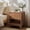Brown, variant on UPGO 1 - Drawer Nightstand With Charging Station, Versatile Side Table With Storage